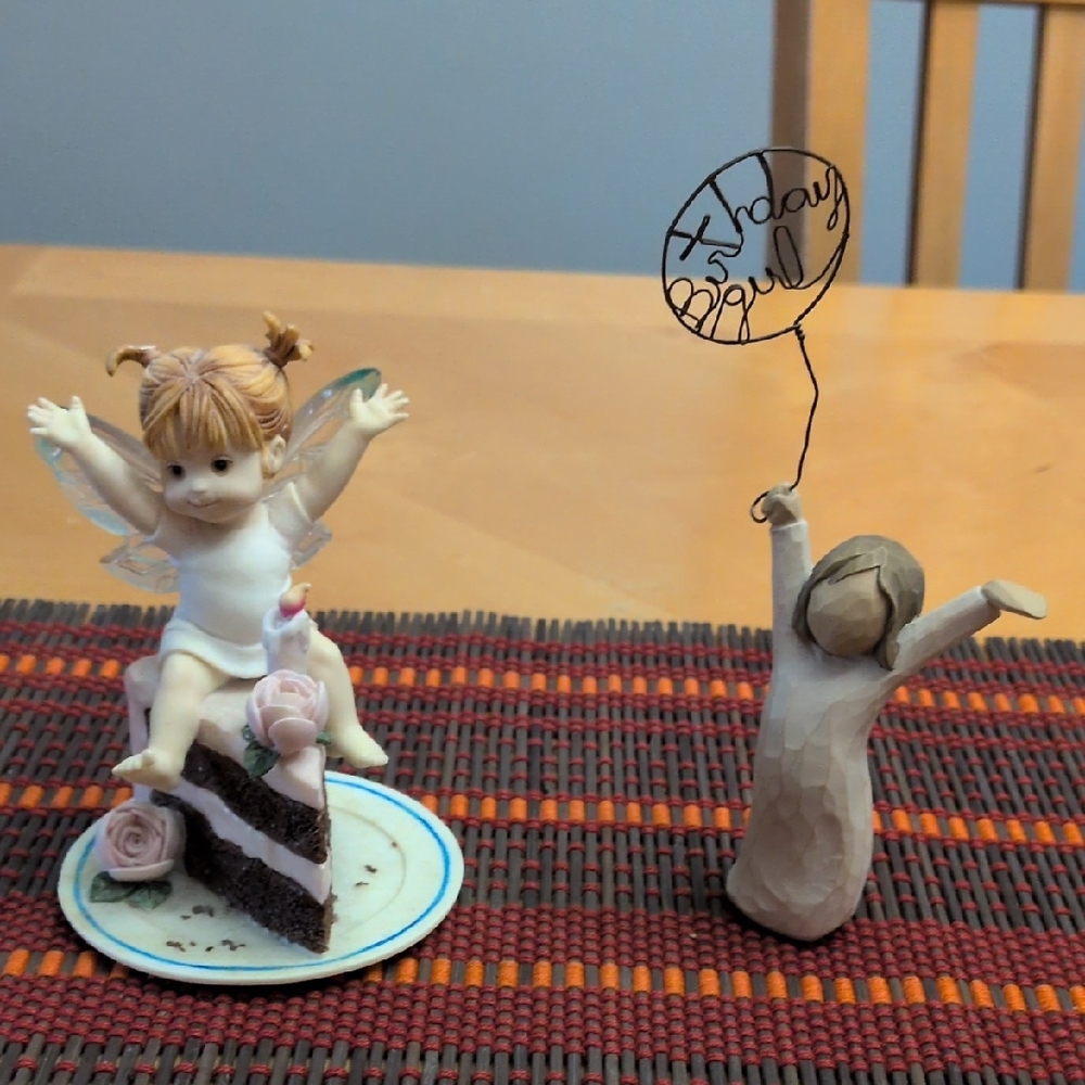 Birthday Girl 2 Piece Figurine Set